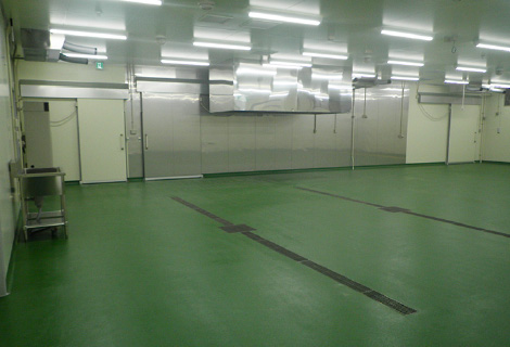 工場内冷凍・冷蔵断熱パネル